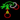 Motif: Neon | Green Hand with hanging bauble