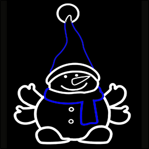 Motif: Neon | Snowman