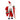 Santa: 90cm | Santa with staff & bag