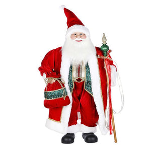 Santa: 90cm | Santa with staff & bag