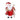 Santa: 90cm | Santa with staff & Teddy bear