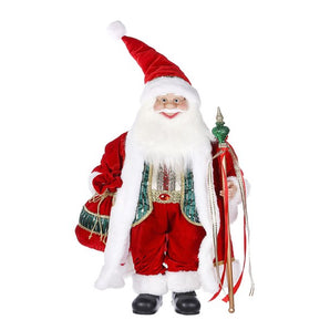 Santa: 60cm | Santa with staff & bag