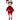 Santa's Little Spy: 41cm(H) | Red & White