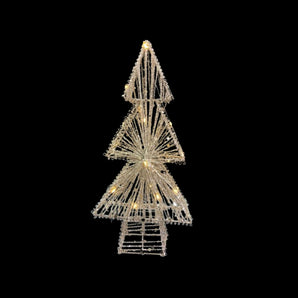 Cotton thread: 36cm(H) | Champagne Tree | Warm White