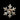 Mirror ornament: 20cm(D) | Fernlike Snowflake