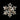 Mirror ornament: 20cm(D) | Stellar plate Snowflake