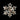 Mirror ornament: 20cm(D) | Stellar plate Snowflake