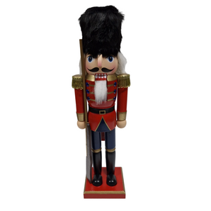 Nutcracker: 35cm | Red | Holding Rifle