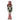 Nutcracker: 38cm | Green & Red |  With Red sweetie staff