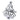 Napkin ring: Silver Christmas Tree