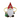 Napkin ring: Gnome with snowflake hat