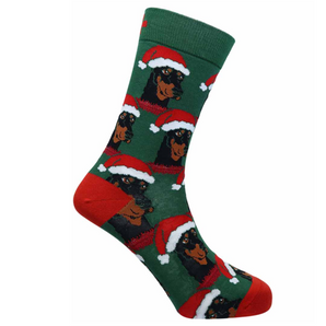 Cotton socks: Doberman dogs