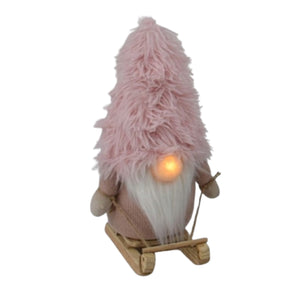 Soft toy: 23cm | Gnome on a sleigh