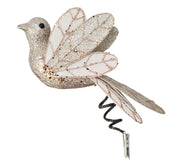 Bird clip: 22cm | Champagne