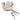 Bird clip: 22cm | Champagne