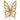 Butterfly clip: 24cm(L) x 18cm(W) | Gold velvet