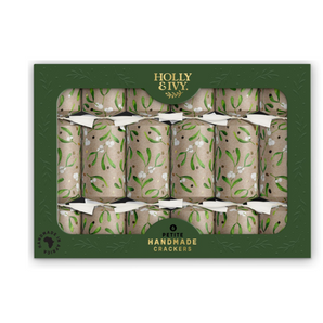 Crackers: Petite | 6x Brown| Branches with White Berries