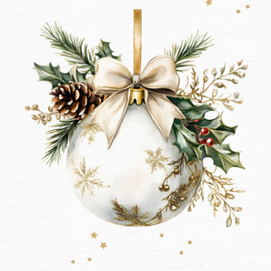 Napkins: Christmas bauble