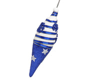Finial: 22cm | Blue