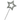 Kies: 50 cm | Silwer glinster ster