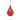 Oval: 12cm | Red