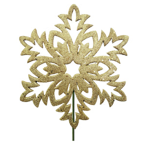 Pick: 28cm | Gold Snowflake
