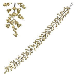 Garland: 2m | Gold glitter Berries