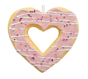 Candy Land: 14cm(L) x 14cm(W) | Heart | Pink | Colourful sprinkles