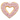 Candy Land: 14cm(L) x 14cm(W) | Heart | Pink | Colourful sprinkles