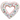 Candy Land: 14cm(L) x 14cm(W) | Heart | Pink with White | Colourful sprinkles