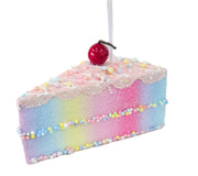 Candy Land: 14cm(L) x 10cm(W) | Slice of Cake | Colourful sprinkles