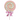 Pick: 15cm | Pink lollipop with Sprinkles