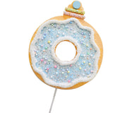 Pick: 30cm(L) x 25cm(W) | Blue doughnut with sprinkles