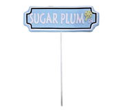 Pick: 42cm(L) x 15cm(W) | Sugar Plum Sign | Blue