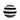 Ball: 10cm | Black & White | Striped