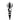 Finial: 28cm | Black & White | Ball shape