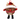 Red Nose Bauble: 11cm | Light up | Reindeer