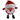 Red Nose Bauble: 11cm | Light up | Santa