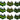 Baubles PVC: 3cm | Lime