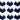 Baubles PVC: 3cm | Dark Blue
