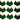 Baubles PVC: 3cm | Dark Green