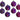 Baubles PVC: 6cm | Purple