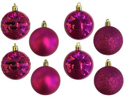 Baubles PVC: 8cm | Cerise Pink