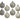 Baubles PVC: 6cm | White