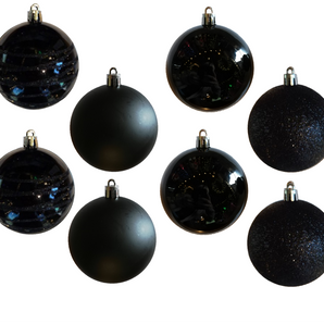 Baubles PVC: 8cm | Black