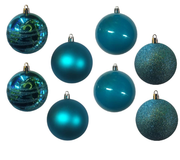 Baubles PVC: 8cm | Turquoise