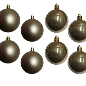 Baubles PVC: 8cm | Champagne