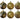 Bauble PVC: 10cm | Gold