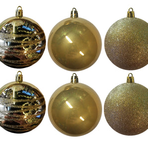 Bauble PVC: 10cm | Gold