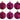 Baubles PVC: 10cm | Cerise Pink